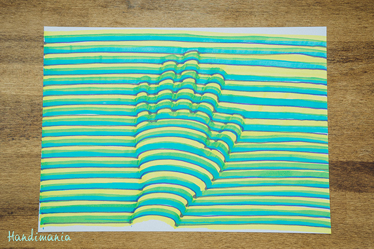 Optical Illusion 3D Pattern Digital Art by Lauren Blessinger